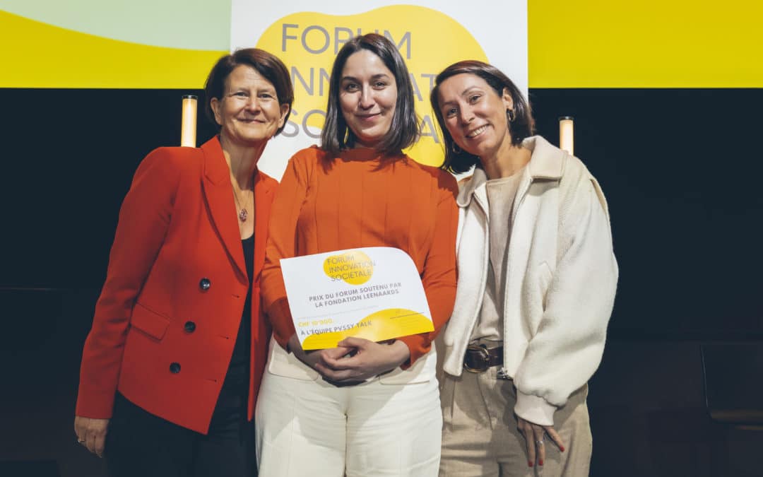 Pvssy Talk remporte le Prix du Forum de l&rsquo;Innovation Sociétale